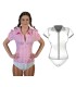 CAMISA TIROLESA CUADROS ROSAS