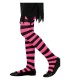 PANTY NIÑA RAYAS FUCSIA Y NEGRO