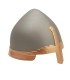 CASCO MEDIEVAL PLATEADO