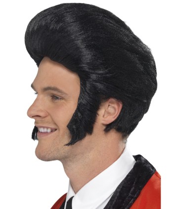 PELUCA 50´S CON TUPÉ MORENA