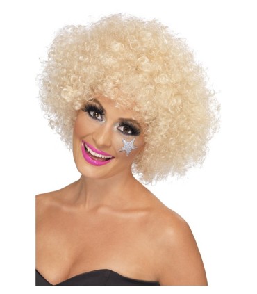 PELUCA AFRO 70's RUBIA