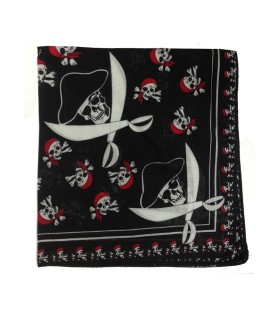 PAÑUELO PIRATA CON CALAVERAS