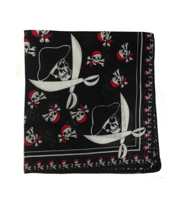PAÑUELO PIRATA CON CALAVERAS
