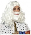 PELUCA CON BARBA BLANCA