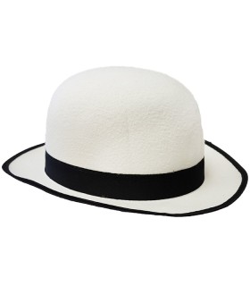 SOMBRERO BOMBÍN BLANCO