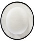 SOMBRERO BOMBÍN BLANCO