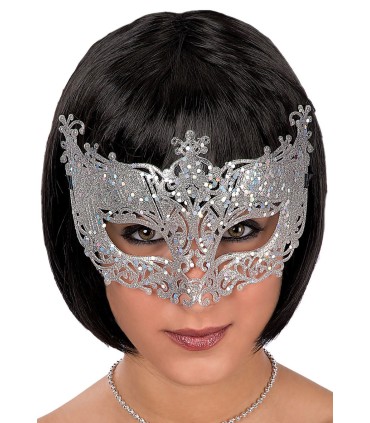 MÁSCARA GLITTER PLATA