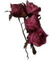 DIADEMA CAPULLOS ROSAS TEÑIDAS