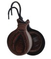 CASTAÑUELA MADERA MARRÓN VETEADA