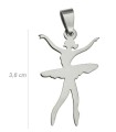 COLGANTE BAILARINA METAL