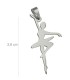 COLGANTE BAILARINA METAL