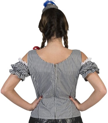 CAMISA TIROLESA CUADROS