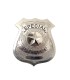 PLACA POLICIA 7X6CM