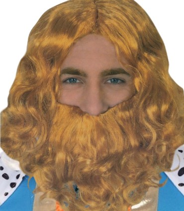 PELUCA REY MAGO RUBIA