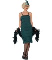 FLAPPER VERDE OSCURO LARGO
