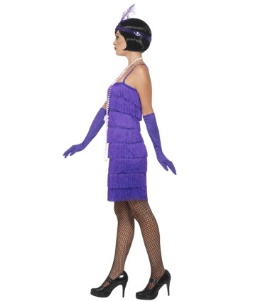 FLAPPER MORADO CORTO