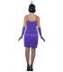 FLAPPER MORADO CORTO