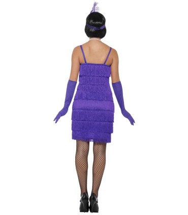 FLAPPER MORADO CORTO