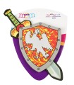SET ESCUDO Y ESPADA MEDIEVAL EVA