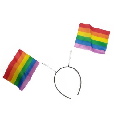 DIADEMA BANDERAS ARCOIRIS