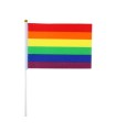 BANDERA ARCOIRIS PEQUEÑA 20CM