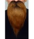 BIGOTE CON BARBA LARGA CASTAÑA