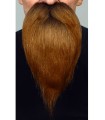 BIGOTE CON BARBA LARGA CASTAÑA