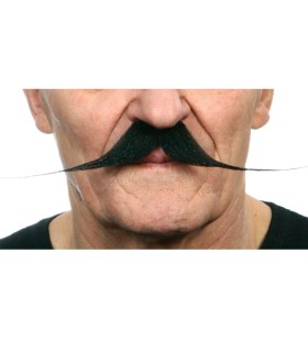 BIGOTE ALARGADO NEGRO