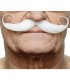 BIGOTE RIZADO BLANCO