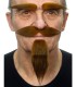 CEJAS, BIGOTE Y PERILLA MARRONES