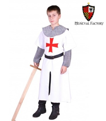 TRAJE MEDIEVAL TEMPLARIO