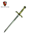 MINI ESPADA CRUZADOS ORO
