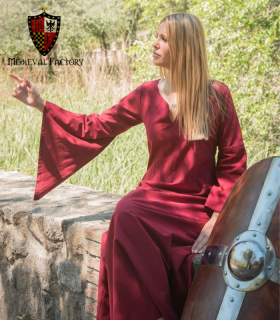 VESTIDO TÚNICA MEDIEVAL MANGA PICO