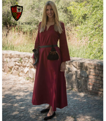 VESTIDO TÚNICA MEDIEVAL MANGA PICO