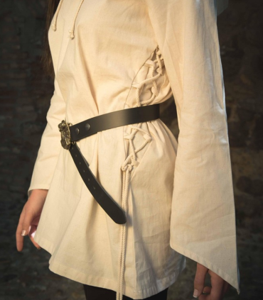 CAMISA MEDIEVAL MUJER C/CAPUCHA