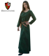 TÚNICA MEDIEVAL VIKINGA CORDONES VERDE