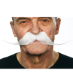 BIGOTE LARGO BLANCO