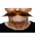 BIGOTE LARGO MARRON