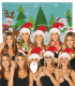 PHOTOCALL 10 PCS. NAVIDAD CON FONDO 50X75 CMS