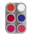 GRIMAS - PALETA WATER MAKE UP FLUOR X6