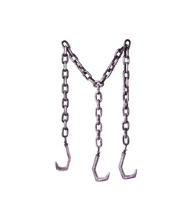 CADENAS CON GANCHOS CARNICERO