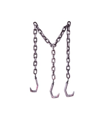 CADENAS CON GANCHOS CARNICERO