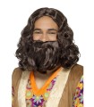 PELUCA Y BARBA HIPPIE / JESUS