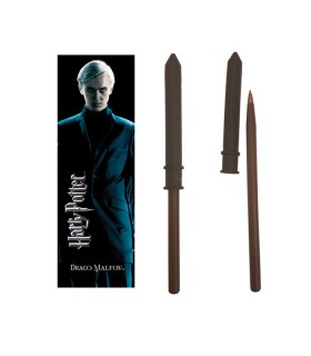 BOLÍGRAFO Y MARCA PÁGINAS DRACO MALFOY