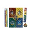 SET PAPELERIA CASAS DE HOGWARTS