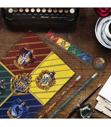 SET PAPELERIA CASAS DE HOGWARTS