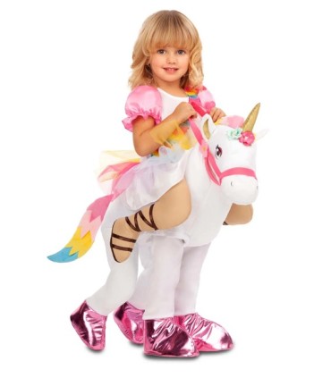DISFRAZ RIDE ON PRINCESA UNICORNIO