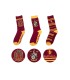 CALCETIN GRYFFINDOR (3 PARES) - HARRY POTTER