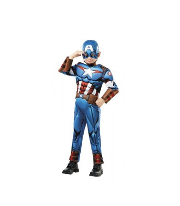 DISFRAZ CAPITAN AMERCICA DLX INF