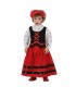 DISFRAZ PASTORA ROJO-NEGRO
